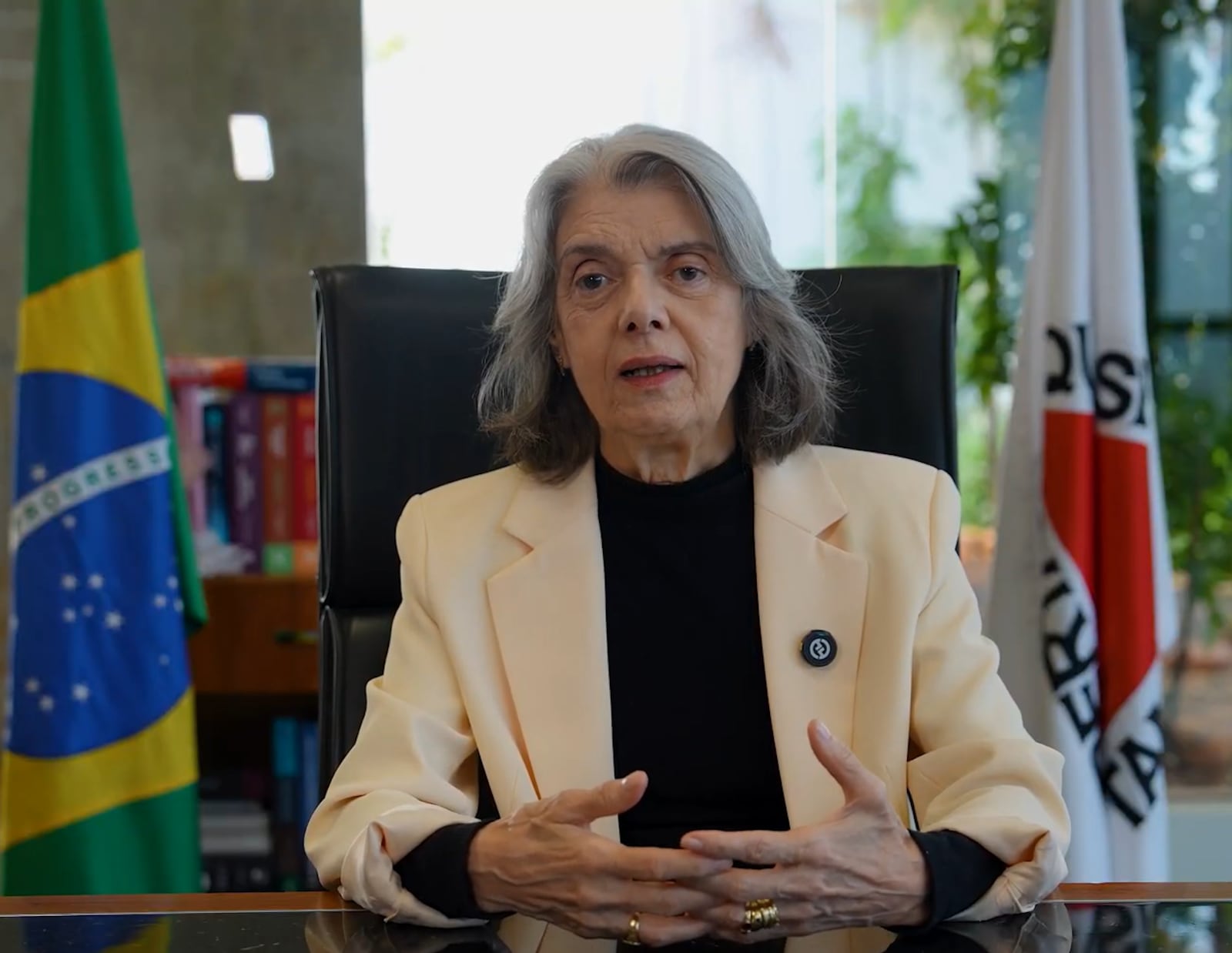 Ministra Cármen Lúcia ainda participaria de debates sobre representatividade feminina e democracia Reprodução – 12.09.2026