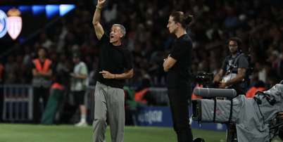 Monaco, do brasileiro Filipe Lu&iacute;s (&agrave; direita), venceu por 2 a 1 o PSG do t&eacute;cnico espanhol Luis Enrique (esquerda). Foto: RFI