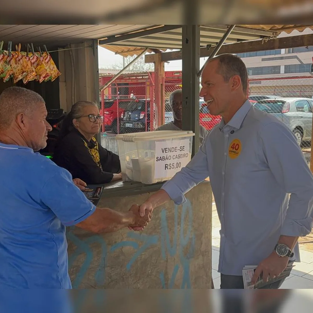 Em campanha, Cappelli defende metrô e BRT para o Recanto das Emas