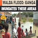Bengal's Malda Flood Grim, Ganga Inundates Ratua Manikchak, Residents Use Tin Boats