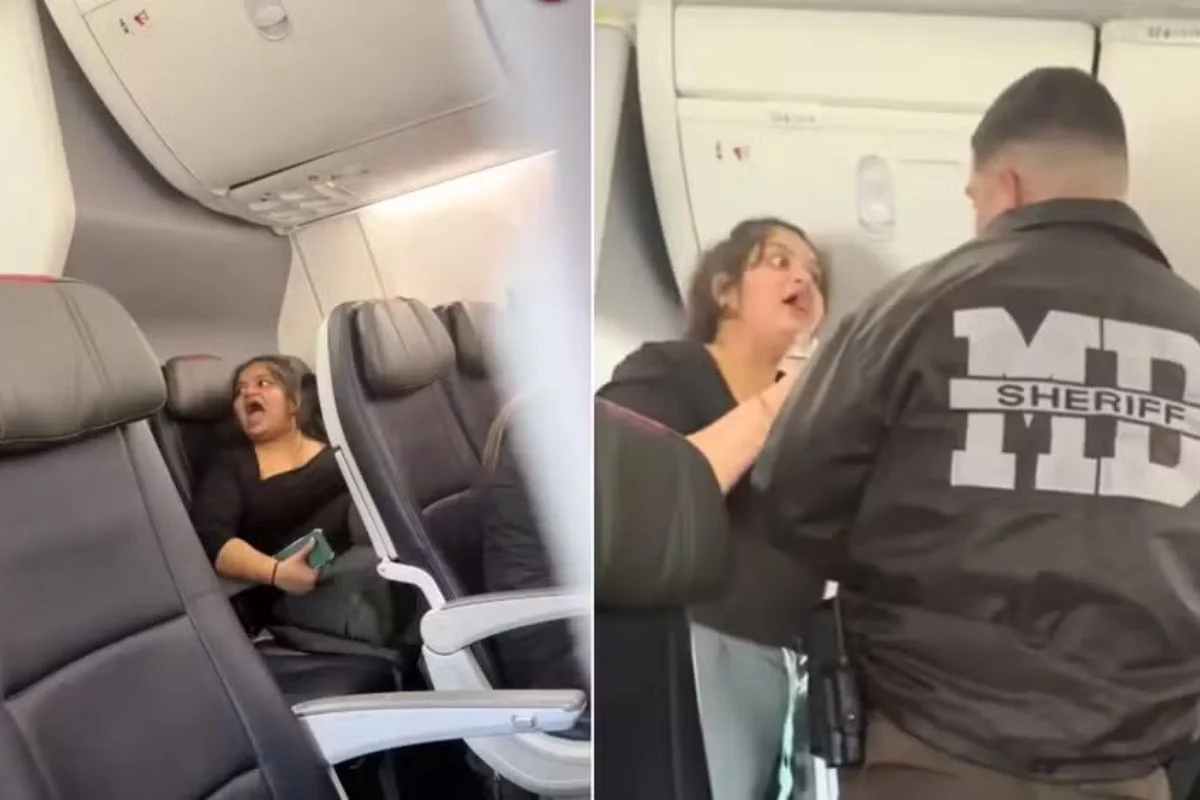 Mulher é expulsa de voo por assistir vídeo sem fone de ouvido