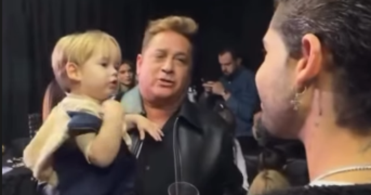 Leonardo ficou fora da festa do neto, mas não deixa aniversário passar em branco