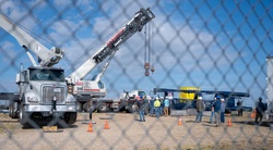 Imagem relacionada à notícia: 583 rd Esquadrão de Manutenção de Mísseis renova o sistema de suspensão de mísseis Minot AFB