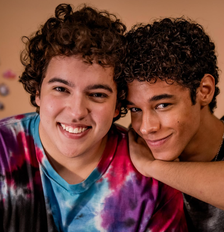 Miguel Lallo e Diego Lira caracterizados para o filme Quinze Dias Foto: Imagens cedidas pela Netflix