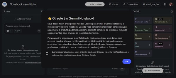 NotebookLM ilimitado existe? Veja como usar de graça e quais são os limites