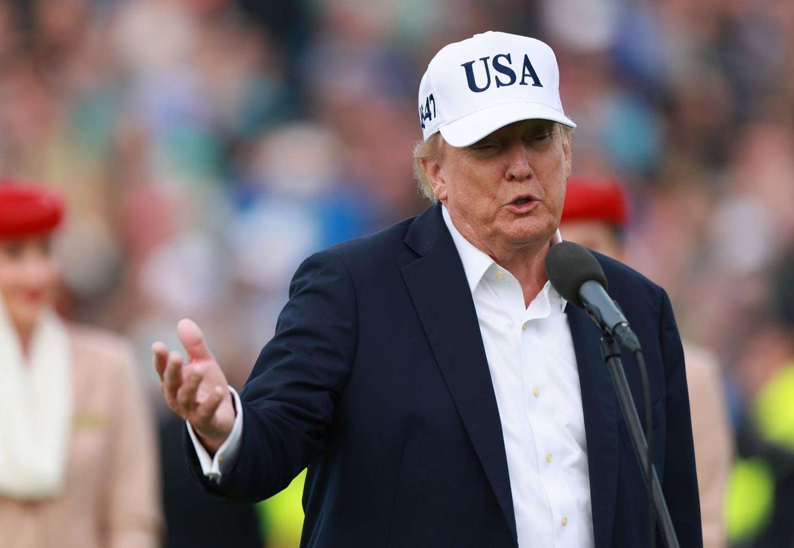 Trump elogiou o governo interino de Delcy Rodr&iacute;guez na Venezuela pelo combate ao narcotr&aacute;fico