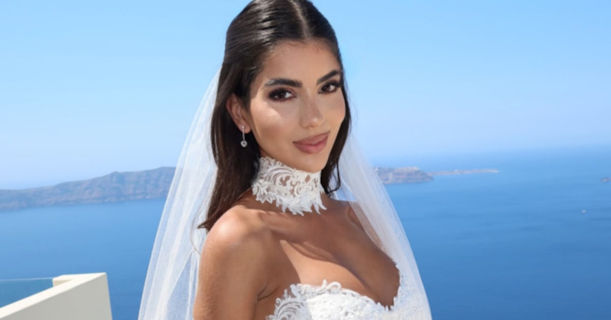 Miss Universe São Paulo celebra casamento em Santorini: ‘Realizei o sonho de casar na Grécia’