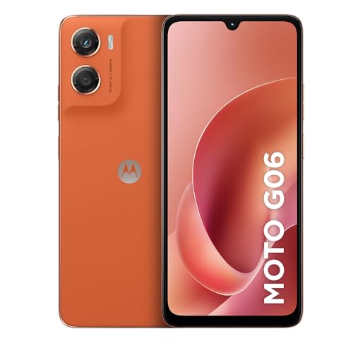 Smartphone Motorola Moto g06 - 128GB - Laranja