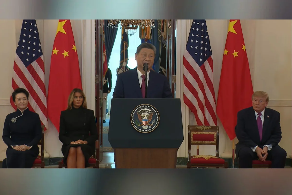 Imagem da matéria: Com Trump, Xi fala em cooperação com os EUA: "China mantém a porta aberta"