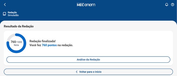 MEC Enem: veja como funciona o app, seus simulados e redações para a prova