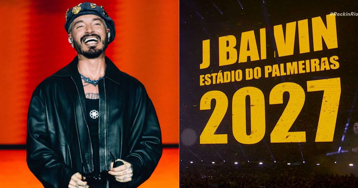 J Balvin anuncia show no Brasil em 2027 durante apresentação no Rock in Rio