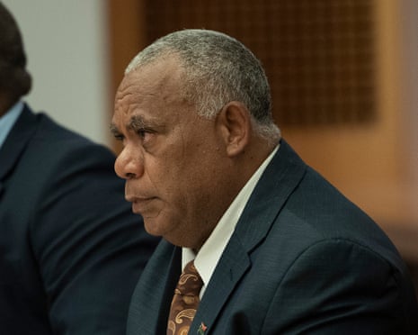 Vanuatu prime minister Jotham Napat