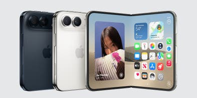 Apenas que a Apple acaba de revelar um iPhone dobrável, e ele parece ótimo