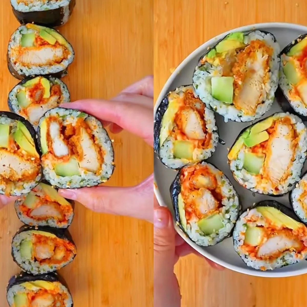 Sushi de frango proteico é opção saudável para comer bem sem furar a dieta