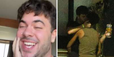 Álvaro Xaro fala sobre beijo | Álvaro e Lucas Leto se beijando no Rio de Janeiro Foto: Reprodução Instagram | AGNEWS