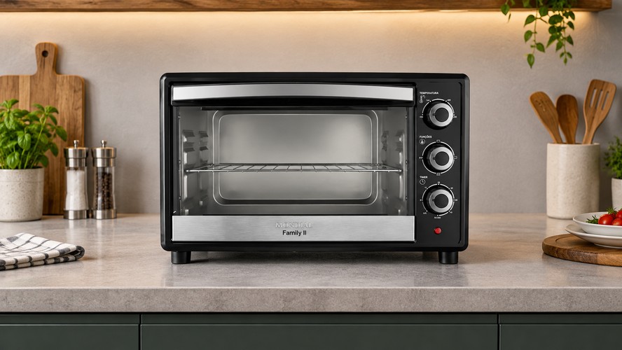 Forno elétrico faz sucesso no Magalu com nota 4,8 em 3 mil avaliações