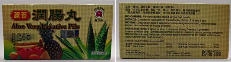 Produto de Saúde Encontrado Adulterado