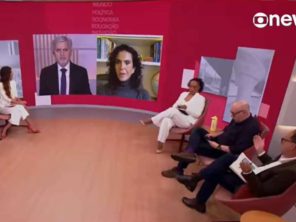 Malu Gaspar e Octavio Guedes se estranham ao vivo na GloboNews durante debate sobre caso Vorcaro