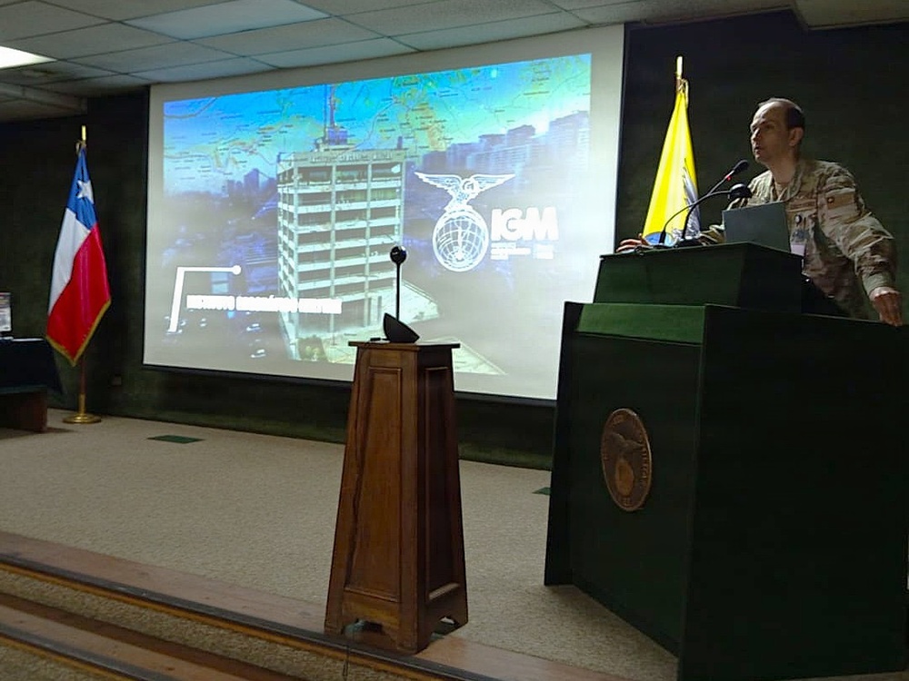 Imagem relacionada à notícia: USAWHC, Chile fortalecem a parceria geoespacial no Hemisfério Ocidental