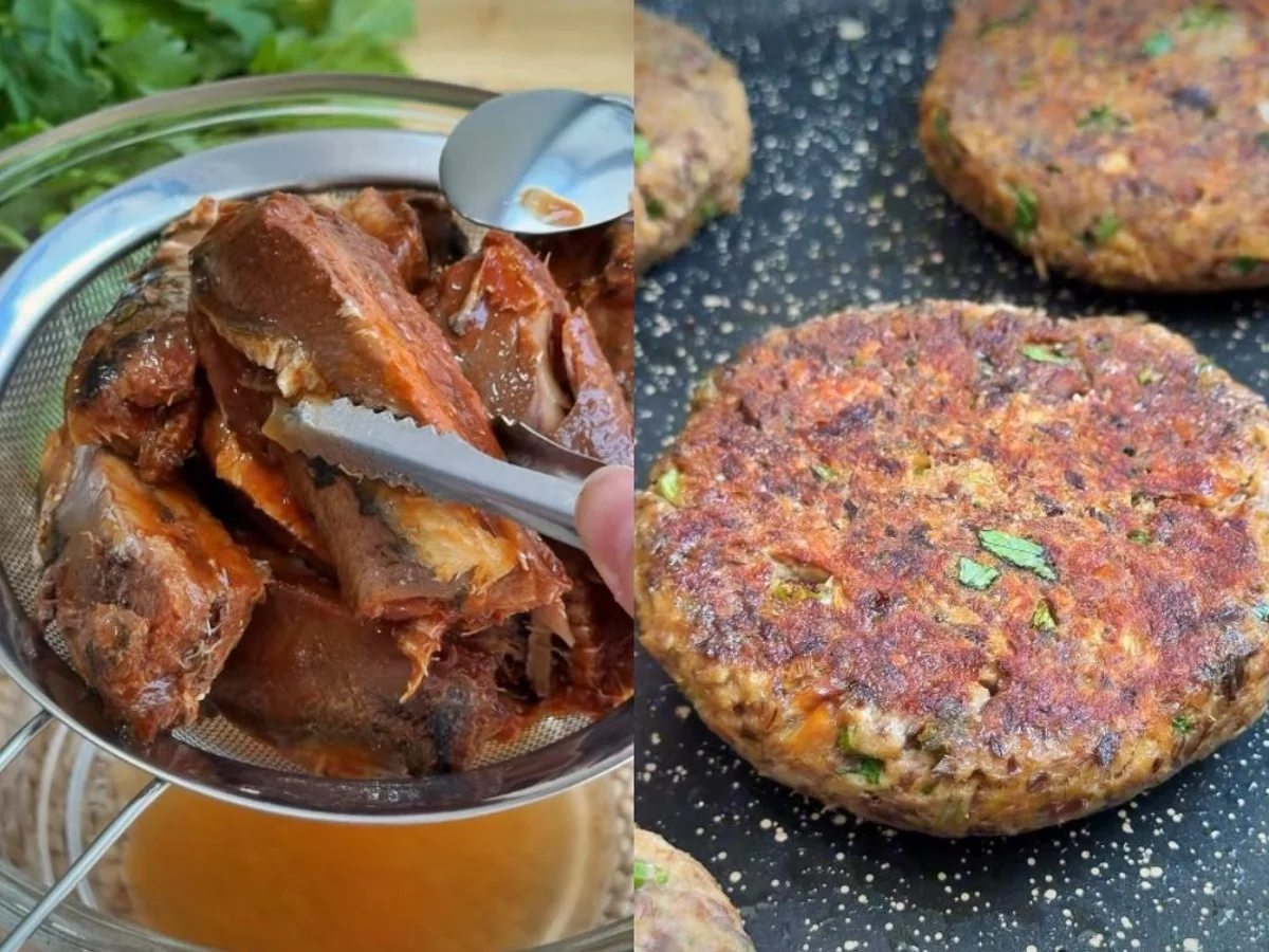 Hambúrguer de sardinha é rico em proteína e fácil de fazer; veja receita