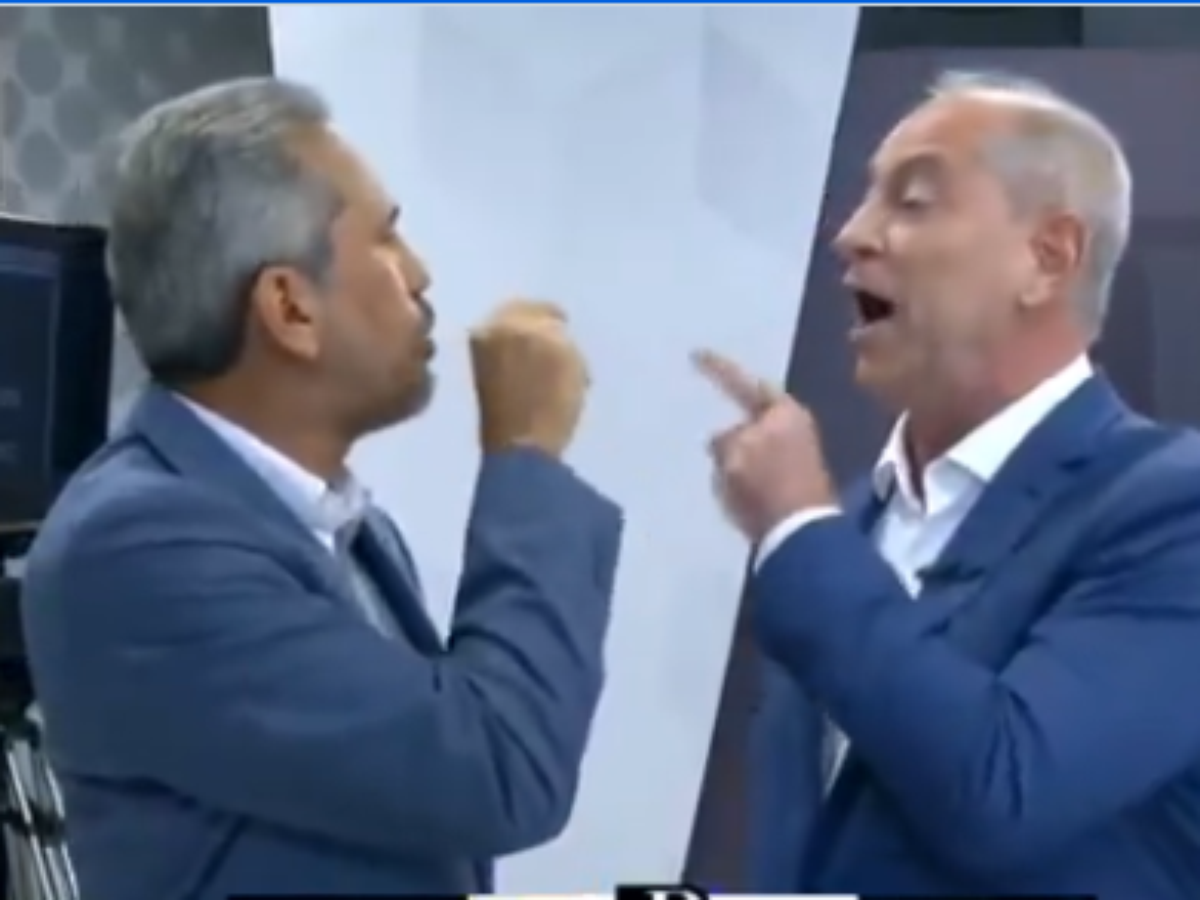 Ciro Gomes e Elmano de Freitas batem boca durante debate: 'Baixa o dedinho'