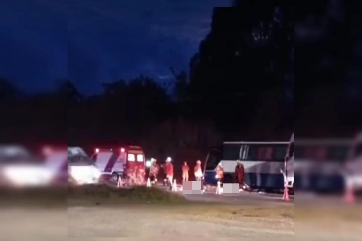 Acidente entre caminhão e moto deixa dois mortos na BR-080