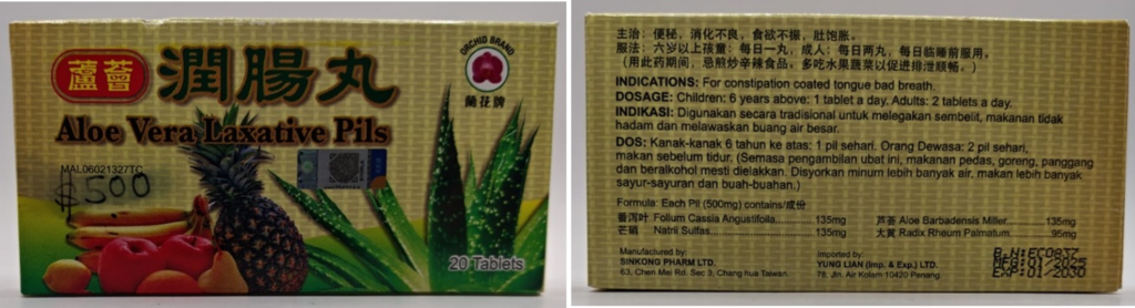 Produto de Saúde Encontrado Adulterado