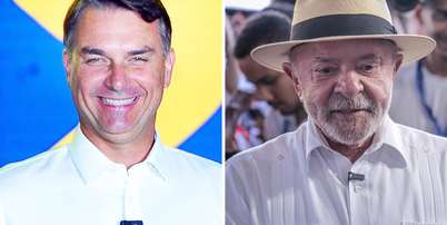 Fl&aacute;vio Bolsonaro (PL) e Luiz In&aacute;cio Lula da Silva (PT) disputam a elei&ccedil;&atilde;o presidencial Foto: Montagem/Fotos: Estad&atilde;o Conte&uacute;do