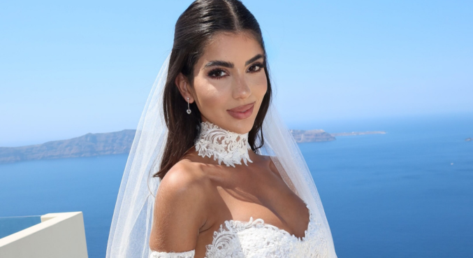 Miss Universe São Paulo celebra casamento em Santorini: ‘Realizei o sonho de casar na Grécia’