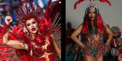 Virginia deixou o posto de rainha de bateria da Grande Rio e Anitta foi anunciada para 2027 Foto: Reprodu&ccedil;&atilde;o/Instagram