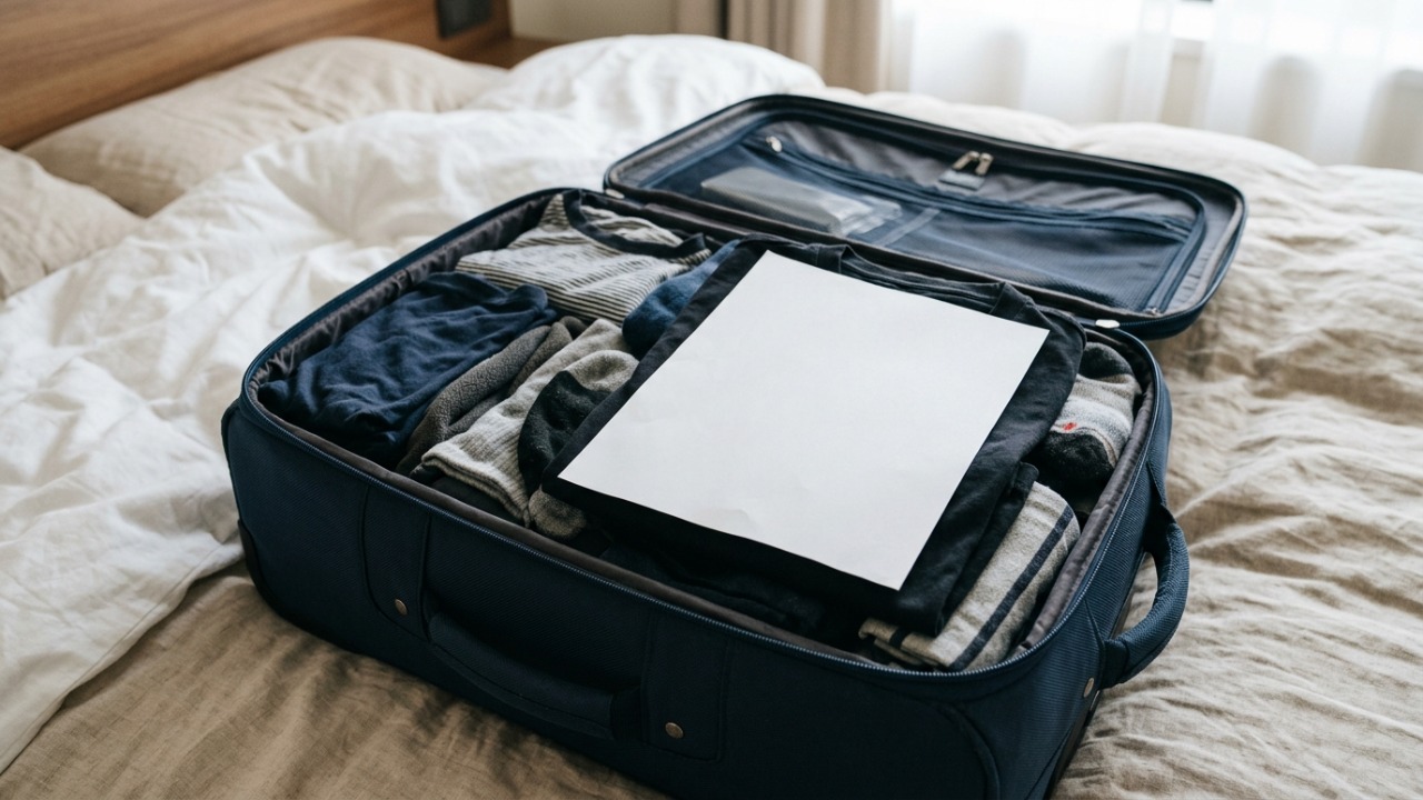 Uma folha de papel dentro da mala, o truque que cada vez mais viajantes usam para proteger a bagagem