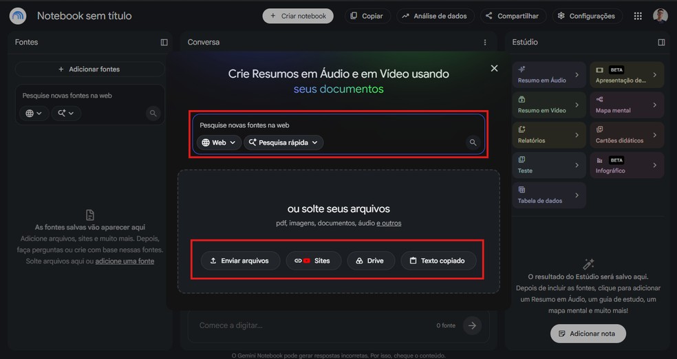NotebookLM ilimitado existe? Veja como usar de graça e quais são os limites