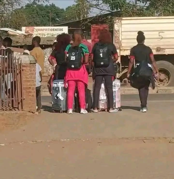 Scorchers players spotted at Kanengo in Lilongwe waiting to board a minibus