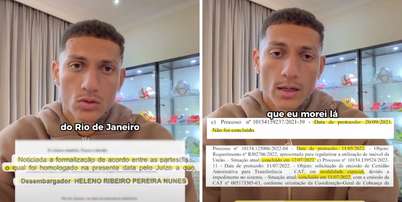 Richarlison mostra documentos que comprovariam compra de mans&atilde;o em ilha no RJ Foto: Reprodu&ccedil;&atilde;o/Instagram