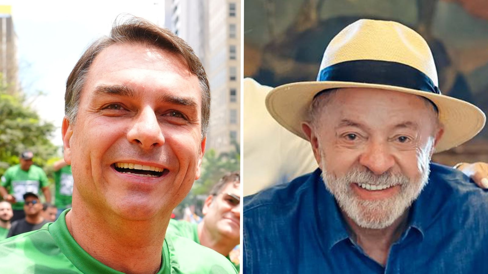 Quaest desta quarta (21) aponta Flávio Bolsonaro com 45%, e Lula, 44% dos votos totais Charles Vieira/Divulgação Flávio Bolsonaro - 18.10.2026; Ricardo Stuckert/Divulgação Lula - 20.10.2026