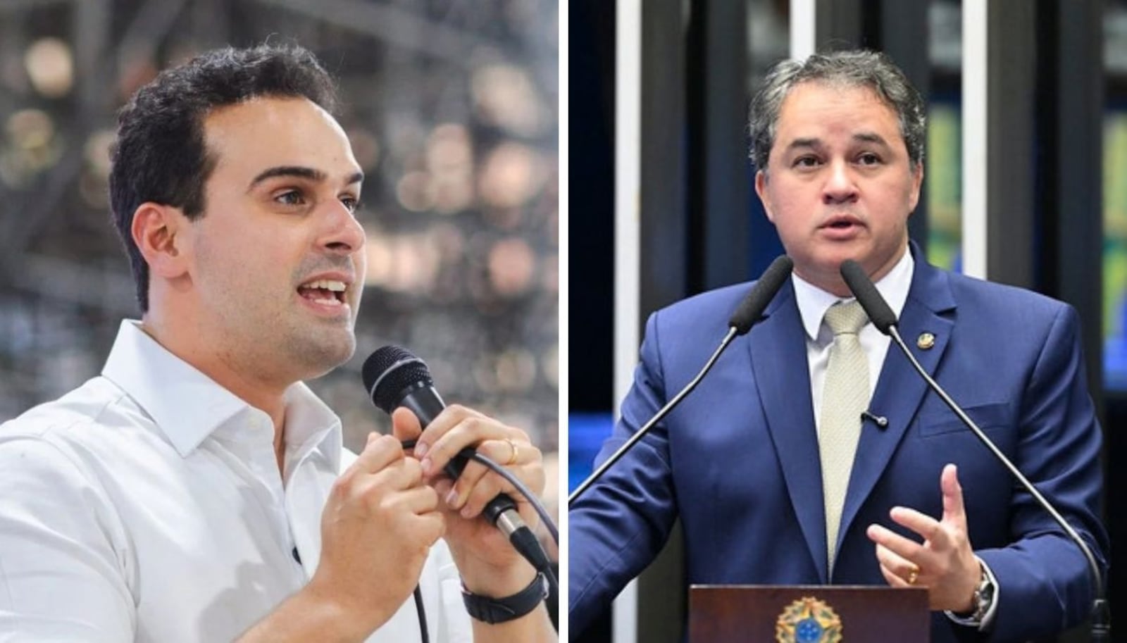 Imagem da matéria: PB: Lucas Ribeiro tem 51% dos votos válidos no 1º turno, e Efraim Filho, 27%, diz Real Time