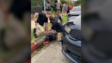 Video shows Ricardo Gonzalez, a US citizen, detained and injured by ICE officers in Long Beach, California