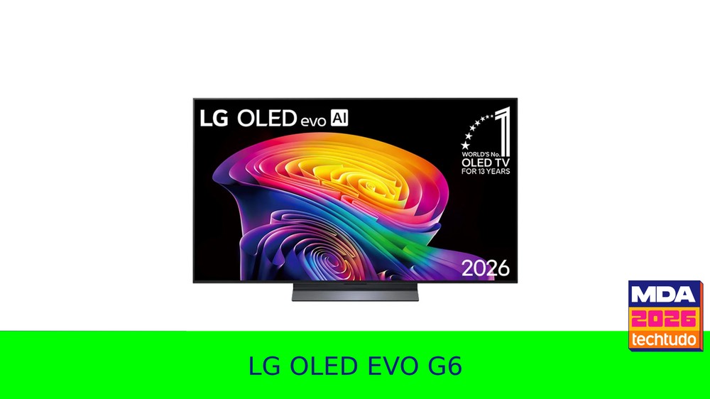 LG OLED EVO G6 MDA 2026 — Foto: Arte/TechTudo