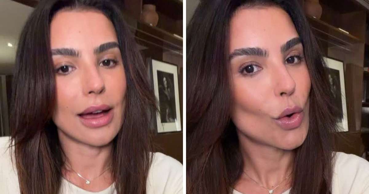Cíntia Chagas afirma que não deixa passar erros gramaticais: 'Corrijo até na hora H'