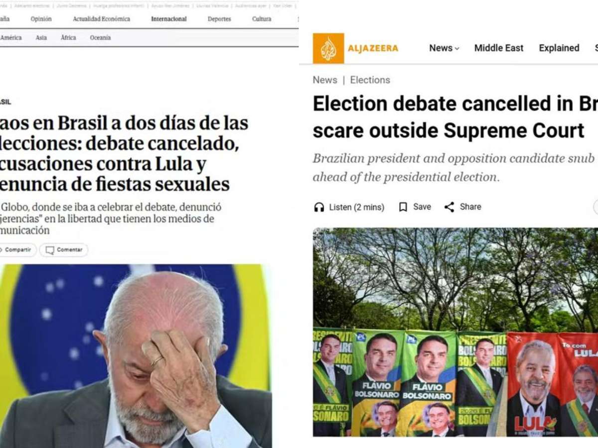 ‘Caos’, ‘táticas sujas’ e ‘interferência indevida’: imprensa internacional repercute cancelamento de debate da Globo