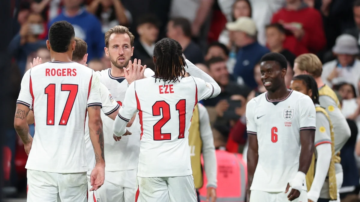 Nations League: Inglaterra vence Tchéquia e segue na 2ª posição no Grupo 3