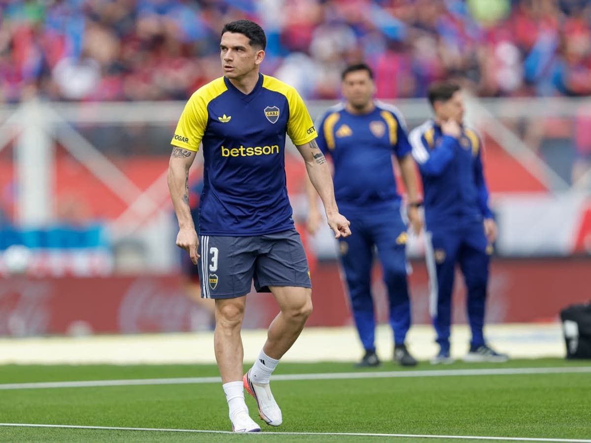 Un jugador de Boca con la promoción de una casa de apuestas en la camiseta
