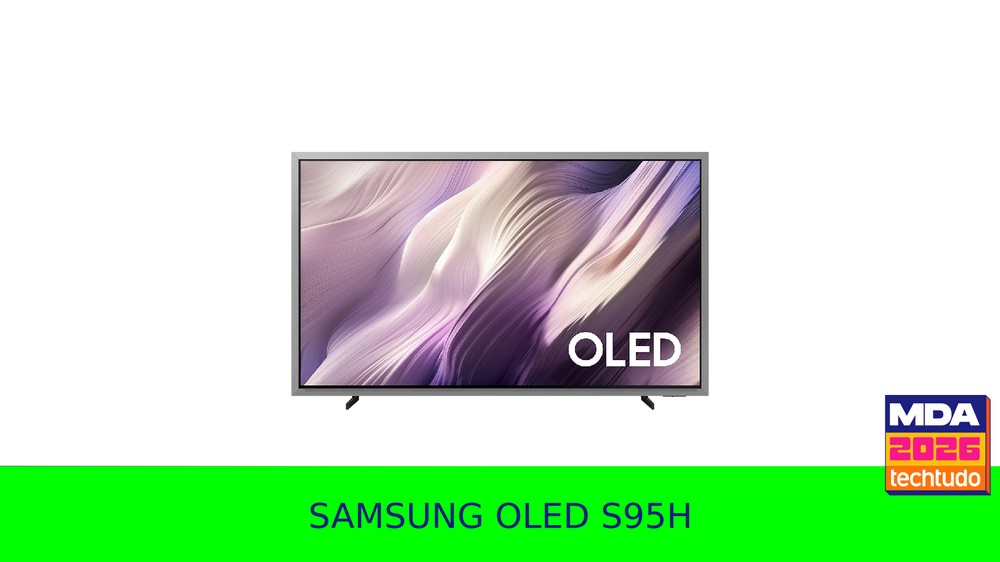 Samsung OLED S95H MDA 2026 — Foto: Arte/TechTudo