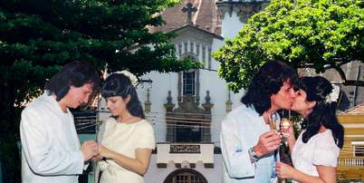 A Igreja Nossa Senhora do Amor foi o cen&aacute;rio da confirma&ccedil;&atilde;o do amor de Roberto Carlos e Maria Rita h&aacute; 30 anos Foto: Reprodu&ccedil;&atilde;o