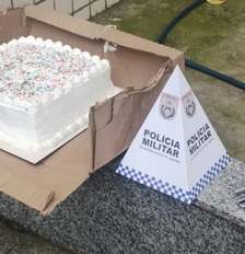 Bolo para festa infantil levanta suspeita de envenenamento e homem acaba preso no Rio Foto: Reprodução