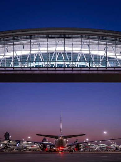 Ponte suspensa no aeroporto de Hong Kong é um dos paraísos dos observadores de aviões