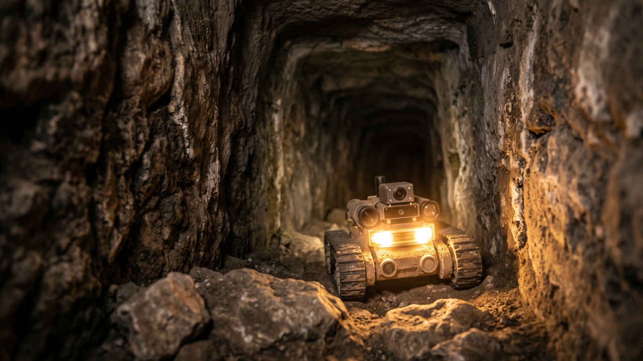 O pequeno robô enviado para um túnel onde arqueólogos não conseguiam entrar e o que apareceu sob uma pirâmide de 2 mil anos