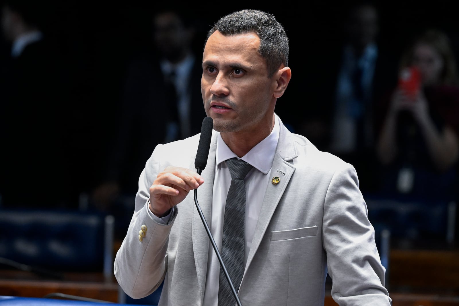 Cleitinho (Republicanos-MG) no Senado Carlos Moura/Agência Senado - 02.09.26