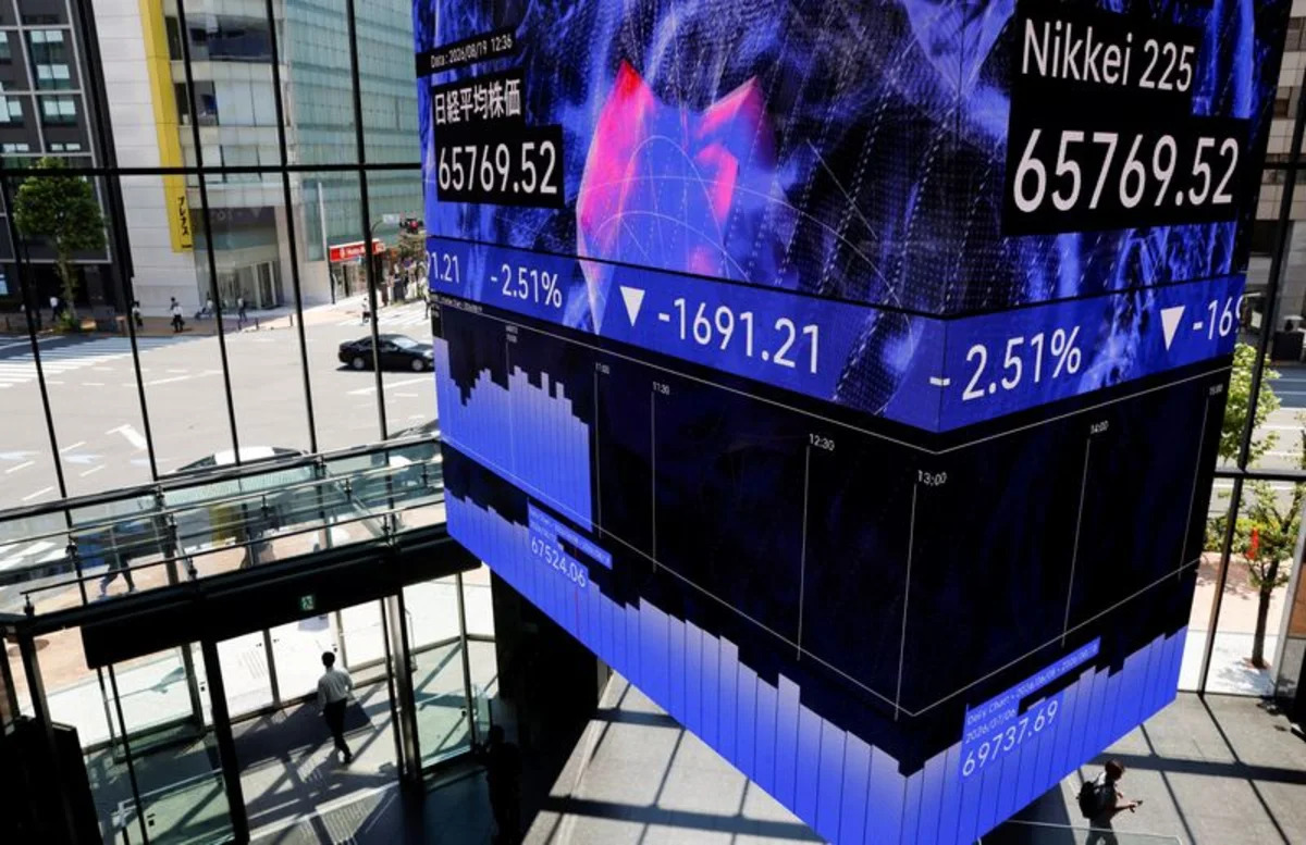 Asias ações caem, petróleo sobe enquanto mercados aguardam resultados do setor de IA