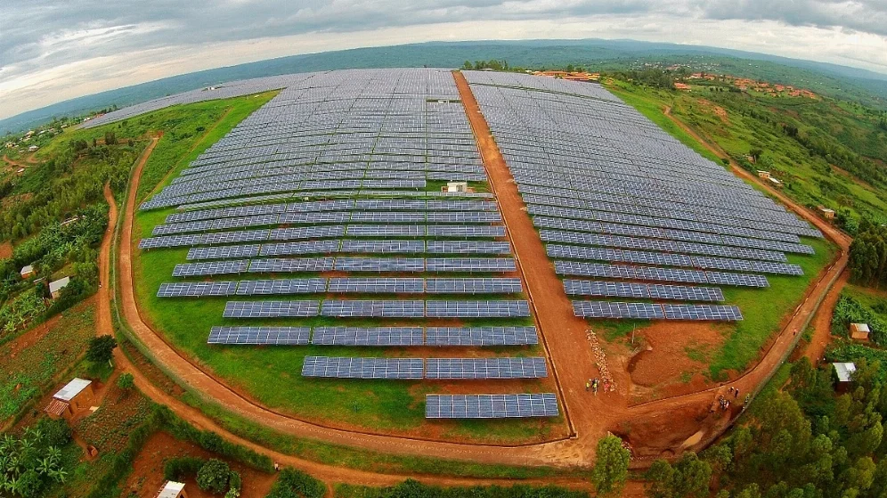 A view of Rwamagana Solar Power Station , an 8.5MW solar power plant. Rwanda is seeking investors to develop a 200-megawatt floating solar power plant. Courtesy